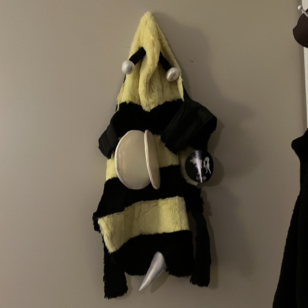 XL dog bumblebee costume